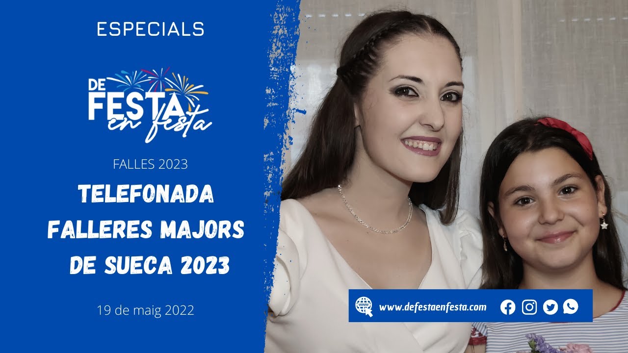 #FallesSueca2023 | Telefonada Falleres Majors de Sueca 2023