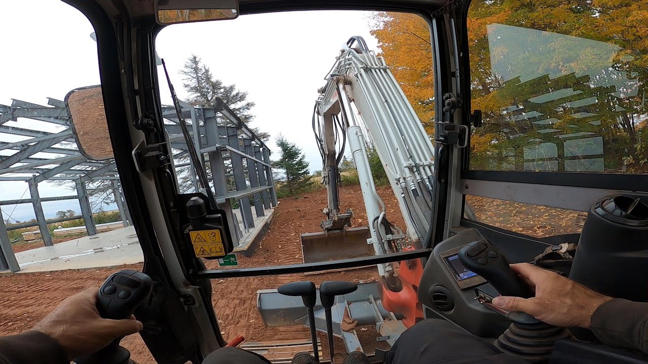 Some light work around a site / Takeuchi TB290 / JCB 3CX Compact backhoe