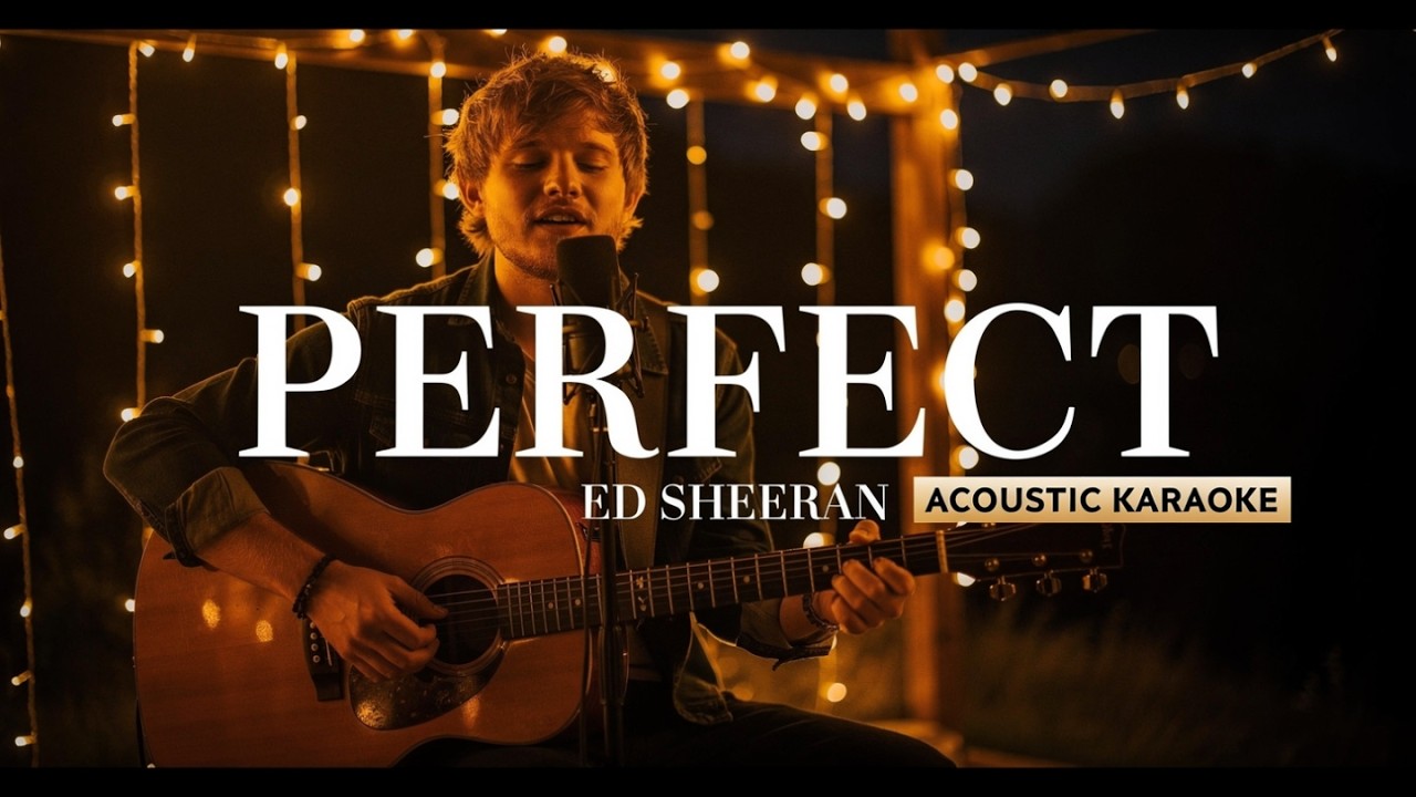 Sing Perfect - Ed Sheeran Karaoke | Male Key Love Song By SquidNT