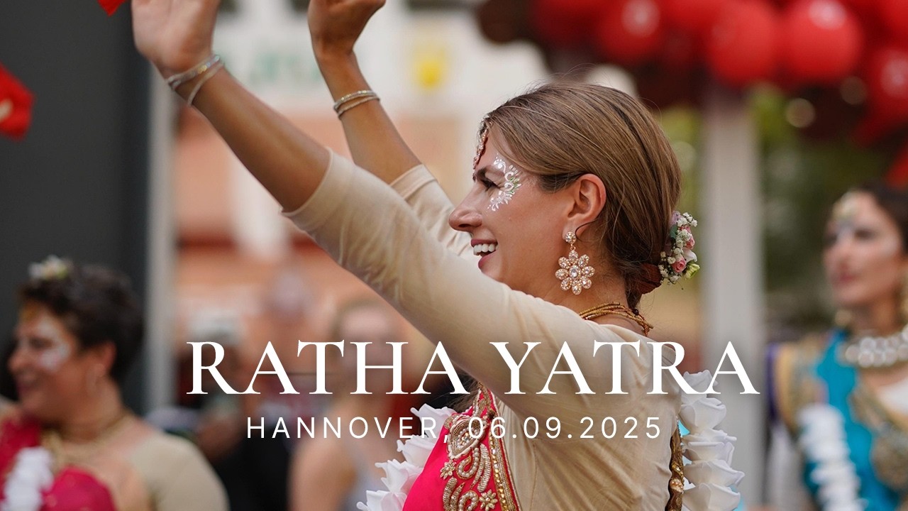 RATHA YATRA 2025 IN HANNOVER 🪷 HARE KRISHNA!