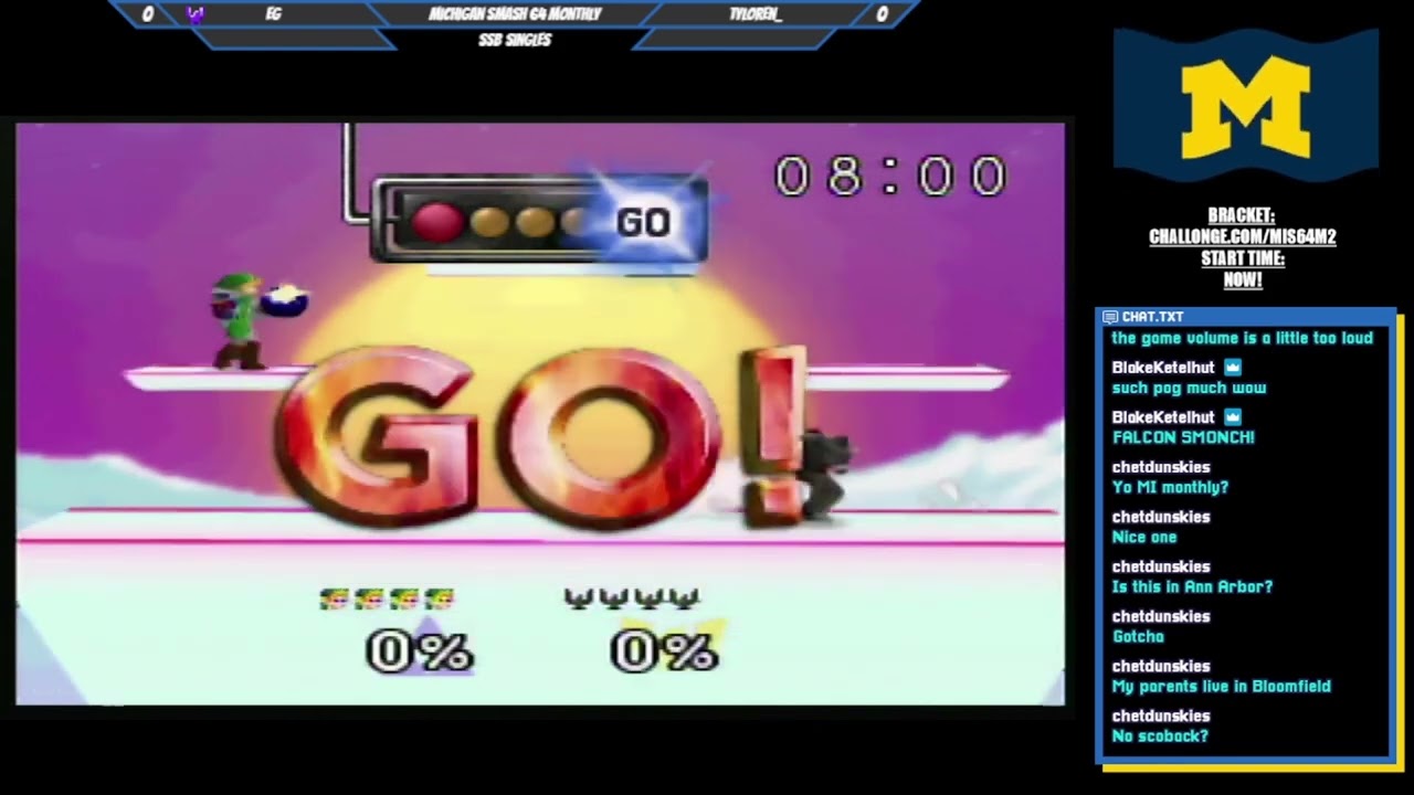 Michigan Smash 64 Monthly 2 - TyloRen_ vs EG (Round 1)