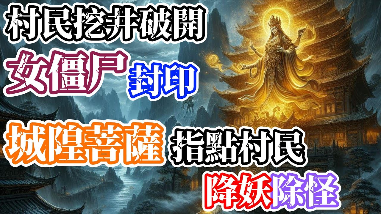 【鬼怪靈異】文革年代，村民挖井不小心破開封印，放出清朝女僵尸…城隍菩薩托夢村民設計降妖除魔 | 懸疑故事|神秘故事|靈異故事