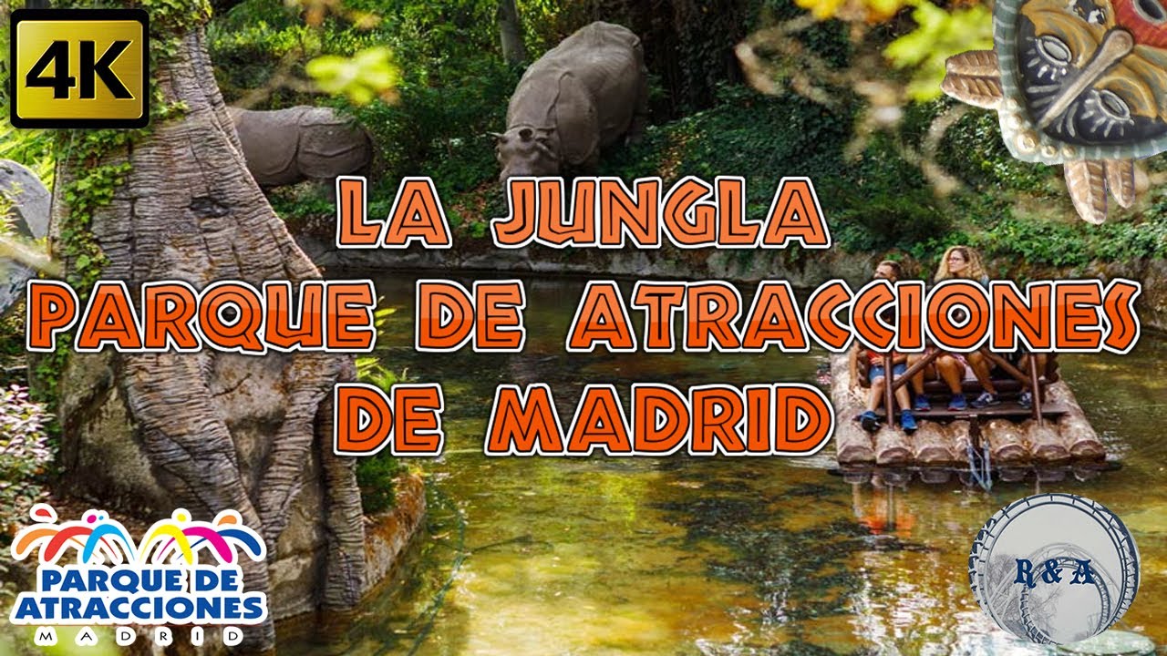 La Jungla onride POV Parque de Atracciones de Madrid 4K