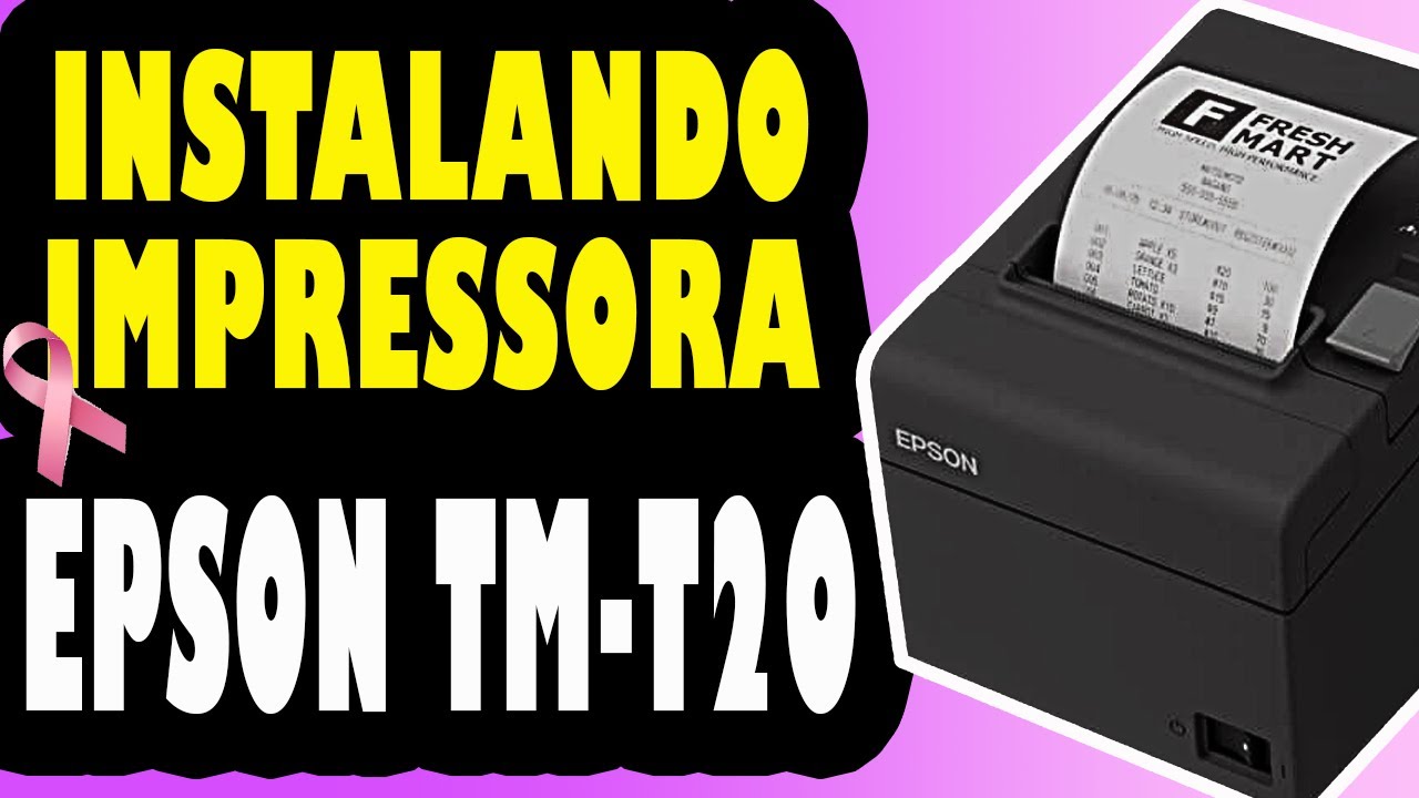 Como instalar o driver da impressora Epson Tm T20 em  2023 ON