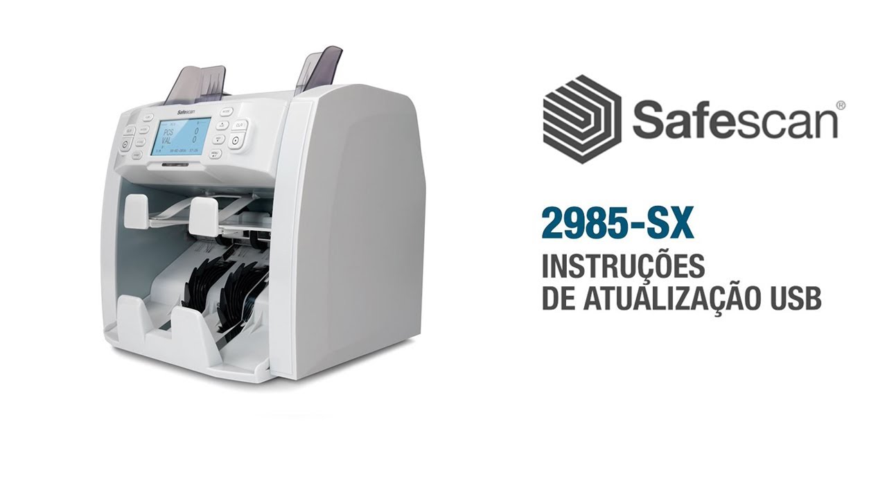 Safescan 2985-SX instruções de atualização USB | Português