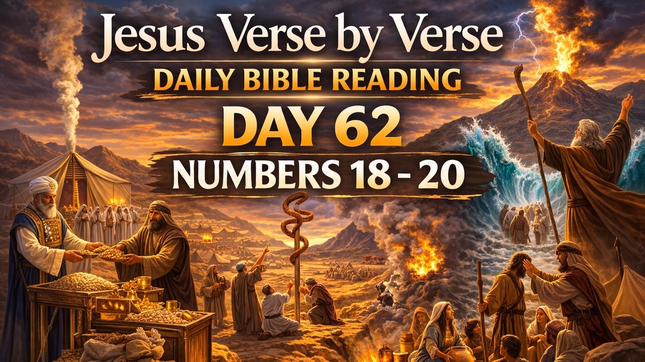📖 Bible in a Year - Day 62: Numbers 18–20 Holy Service, Provision, Unbelief, God’s Faithful Guidance