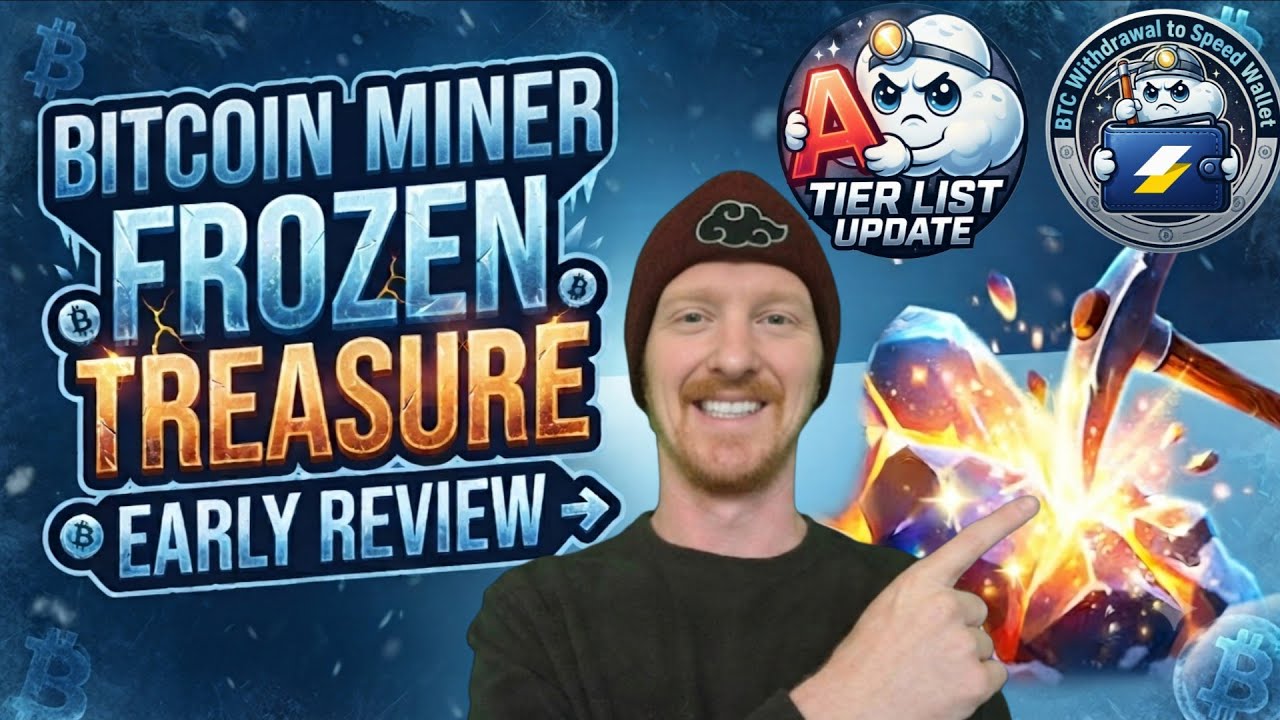 Bitcoin Miner Frozen Treasure Early Review + BTC Withdrawal to Speed Wallet