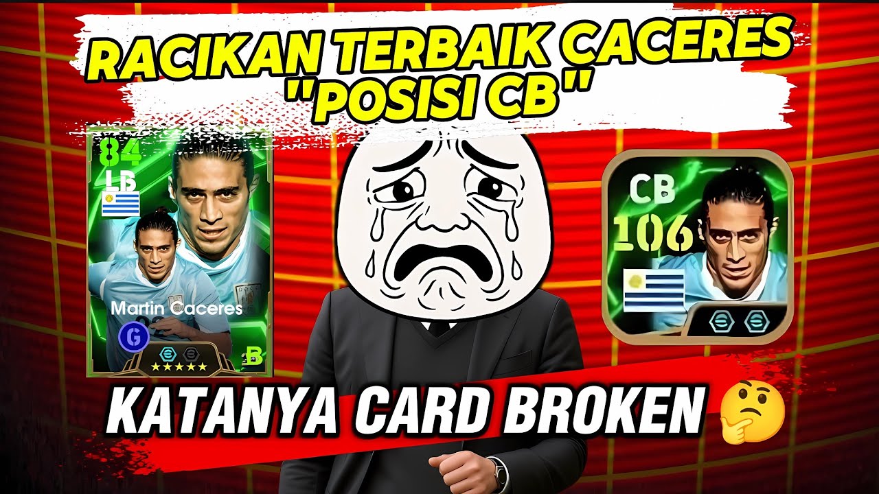 Racikan CB Martin Caceres, Pemain Broken di Legends Assemble Special eFootball