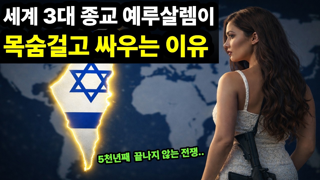 끝나지 않는 전쟁.. 평화의 도시 예루살렘이 계속 싸울수 밖에 없는 이유 l 5천년 예루살렘 역사
