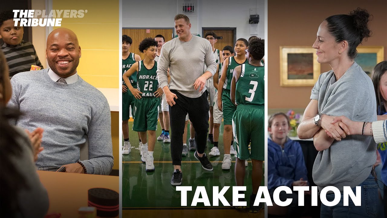 Athletes giving back to their communities | Take Action | The Players' Tribune