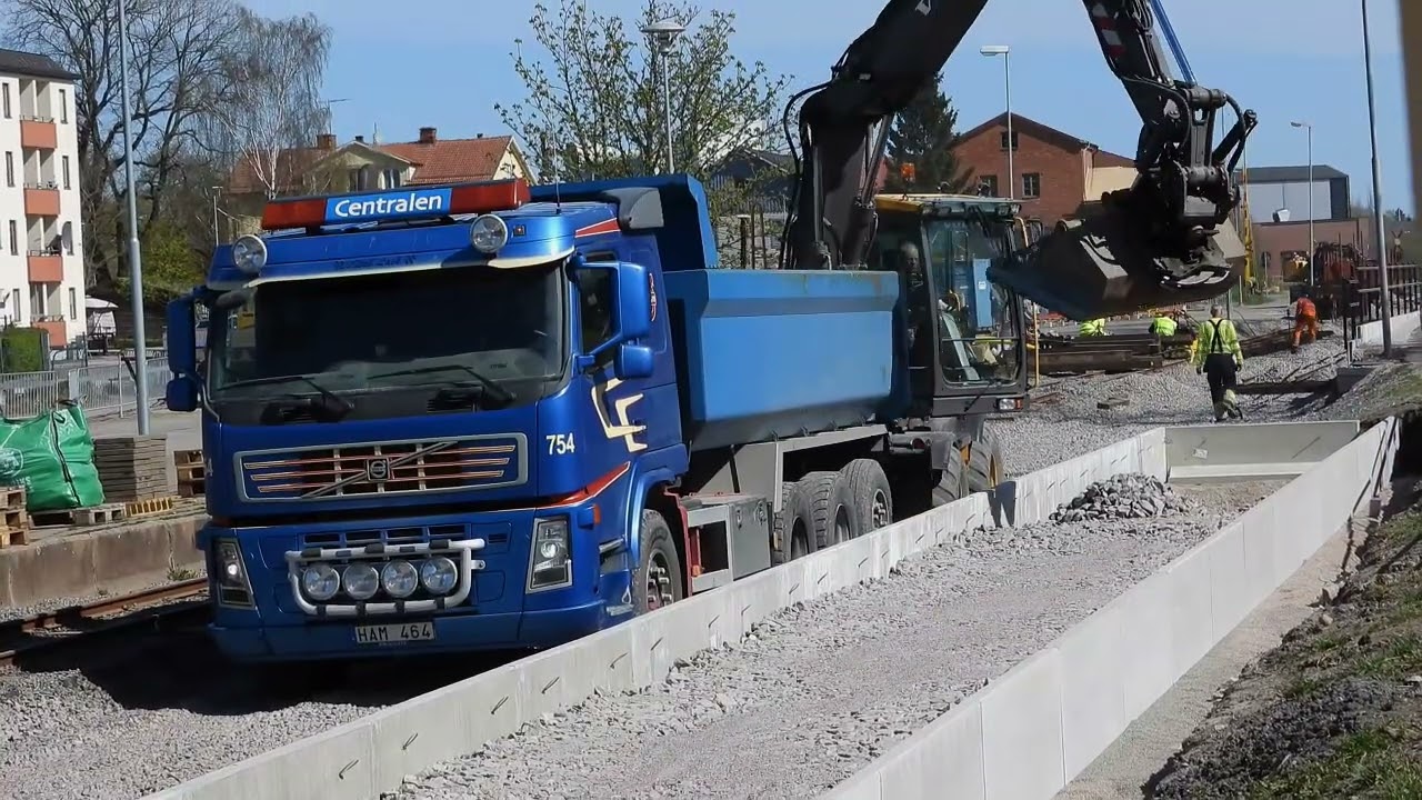 Ombyggnad av Skara stationsområde 2020.