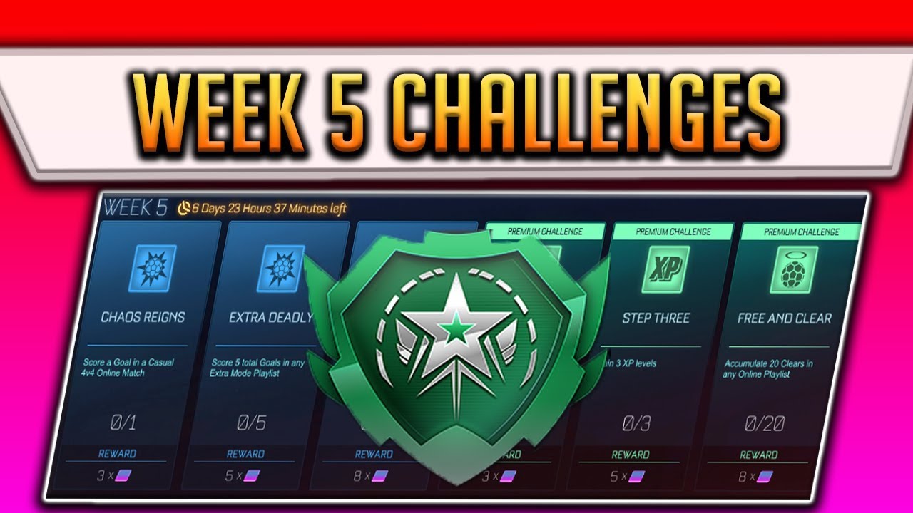 Rocket Pass 3 WEEK 5 CHALLENGES (Hack Swerve Trail) Rocket League Guide