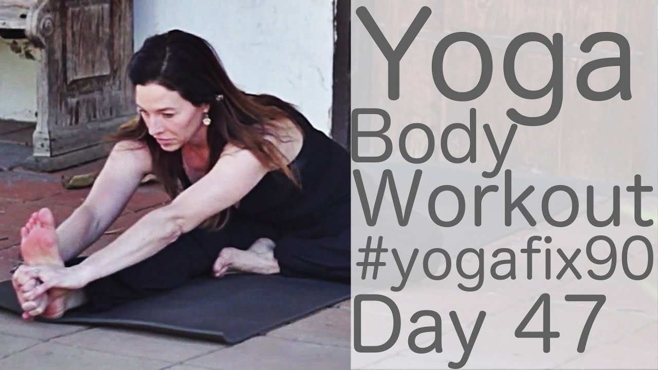 30 Minute Total Body Yoga Workout (Glowing Vinyasa) Day 47 Yoga fix 90