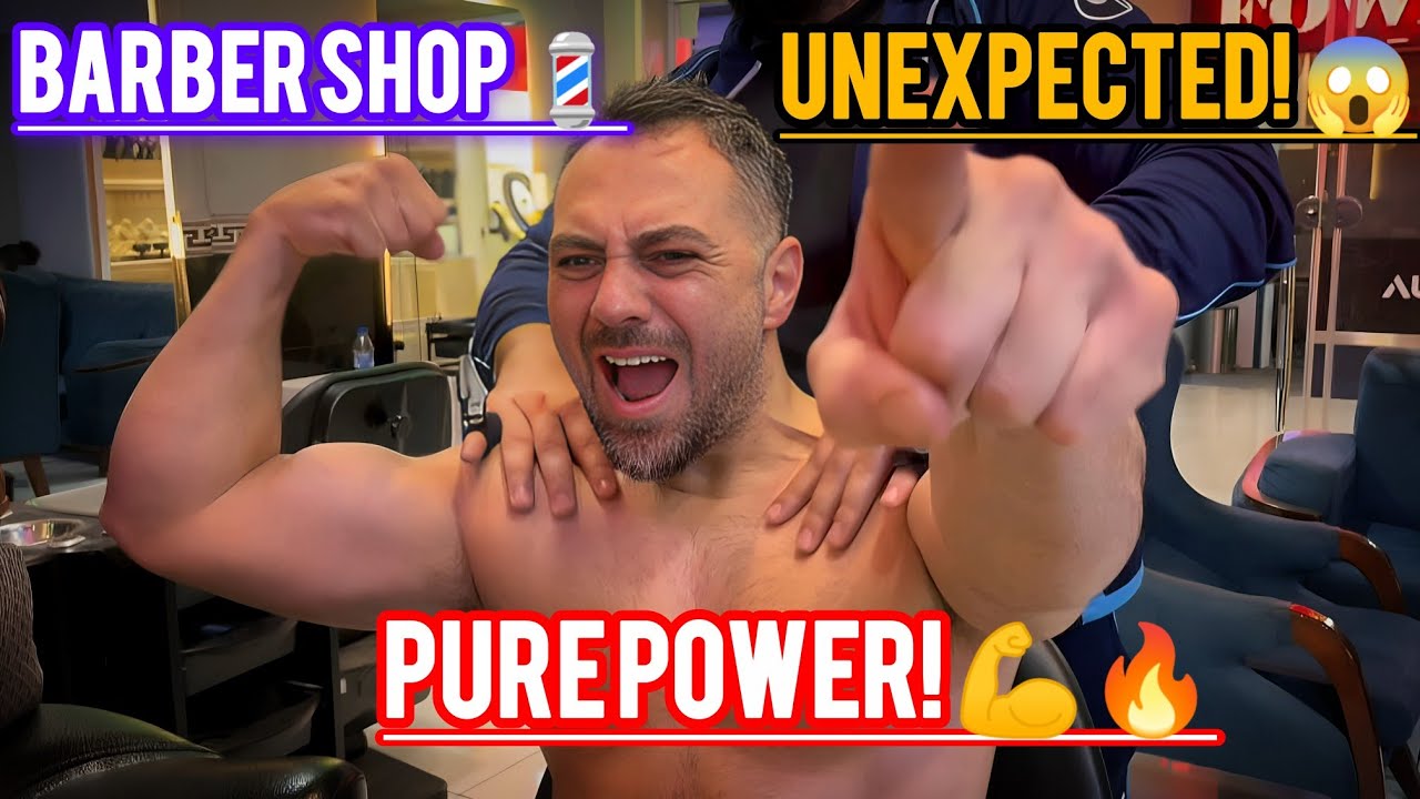 He Came to the Barber... Got the Best Massage Instead! 💈😱
