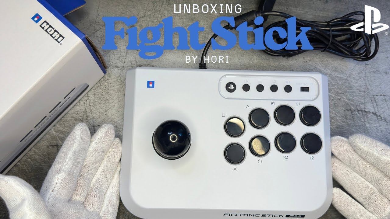 PS5 Wired Fighting Stick Mini &ndash; Unboxing & Gameplay Review! | Hori Official Fight Stick