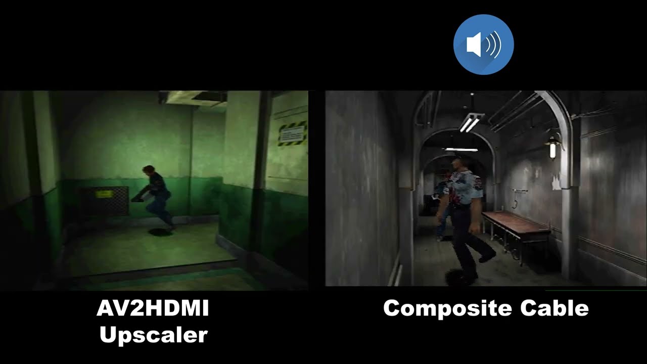 I Tested PS1 AV2HDMI vs Composite Cables on Resident Evil 2 and Here's What Happened