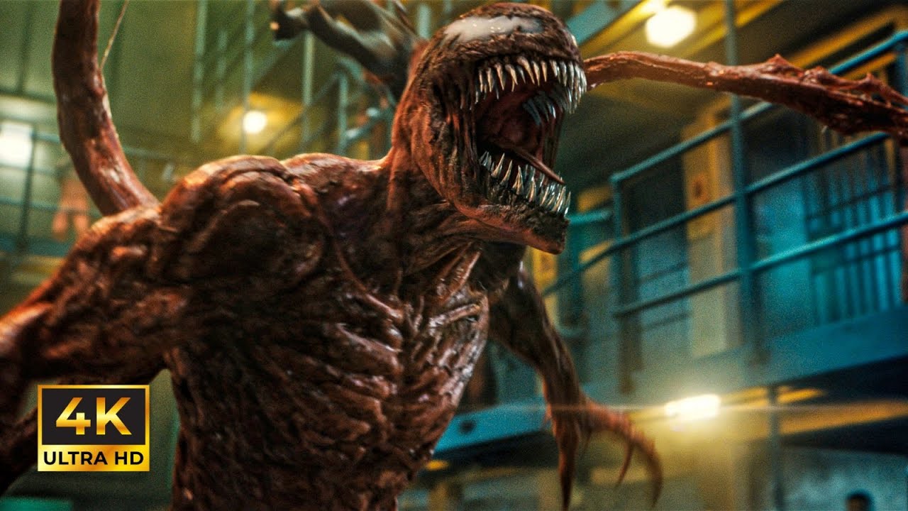 Carnage (Symbiote) Prison Break Scene | [4K] HDR | Venom Let There Be Carnage 2021