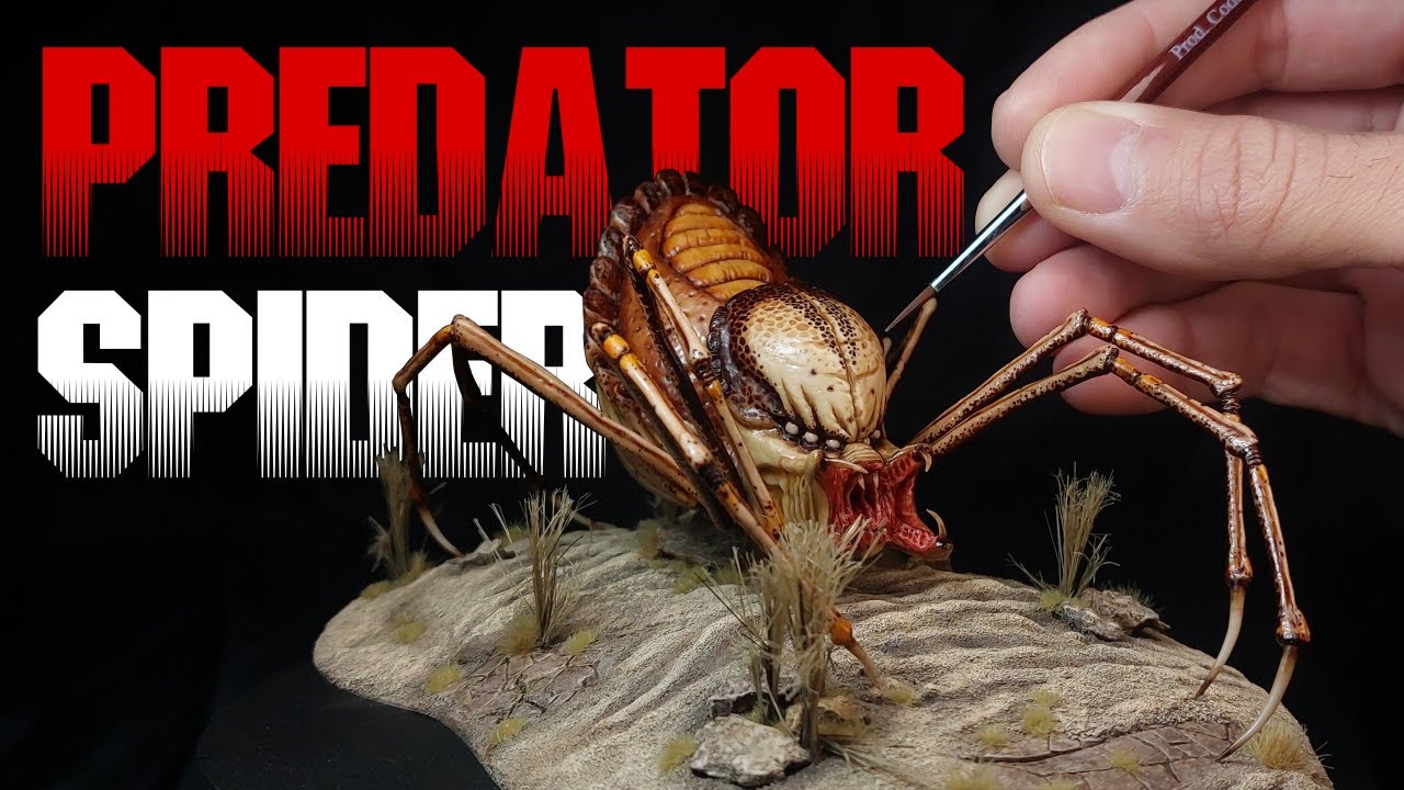 This Spider Was Inspired by Predator... and it's Horrifying | Miniature Diorama Art