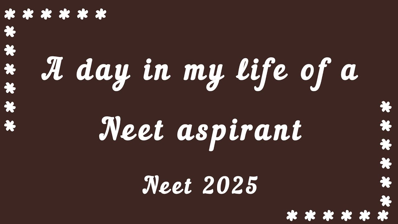A DAY IN MY LIFE OF A NEET REREPEATER |@XylemNEET #neet2025 #motivation