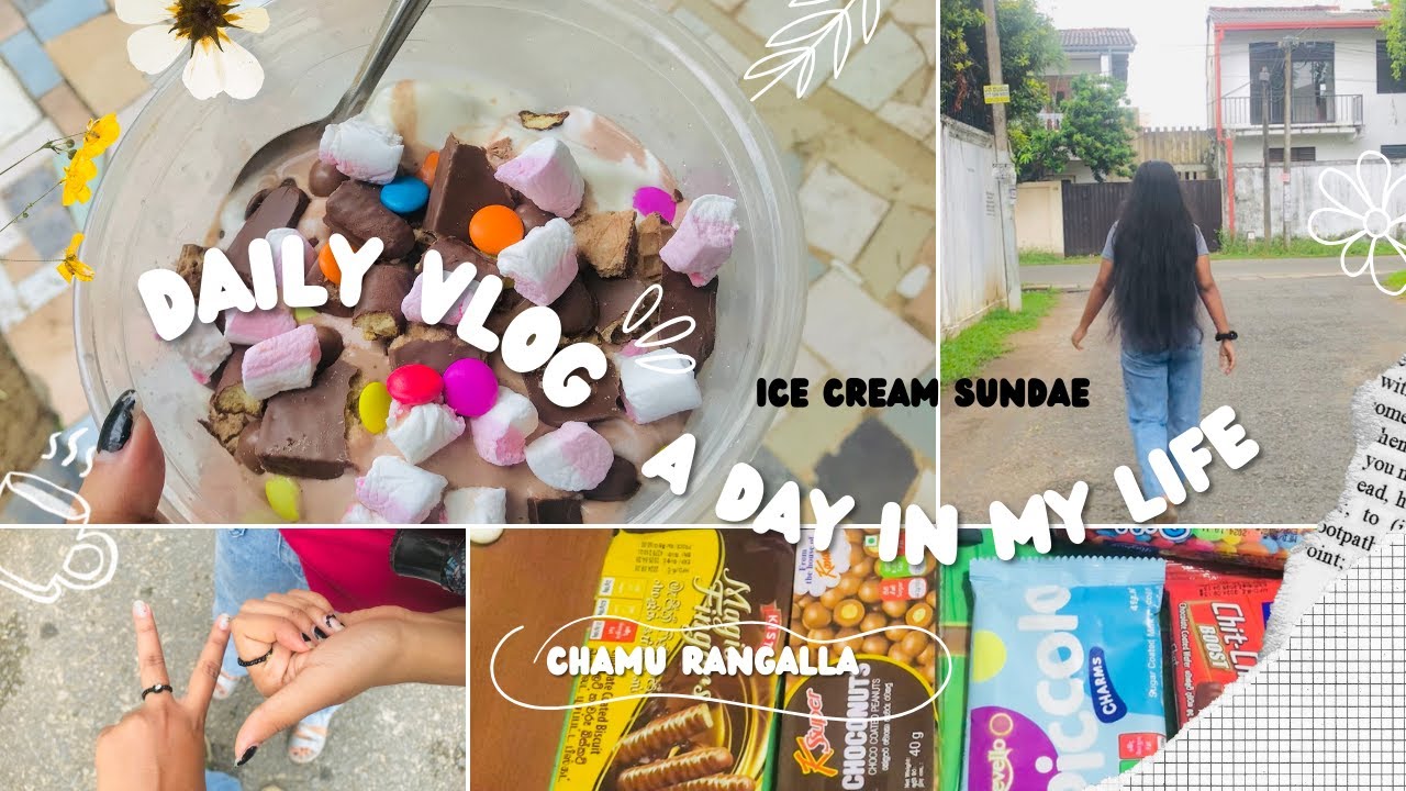 මත් වෙනකන් කෑවා 🤤🍦💗-Ice cream sundae  Chamu vlog #trending #vlog #viralvideo