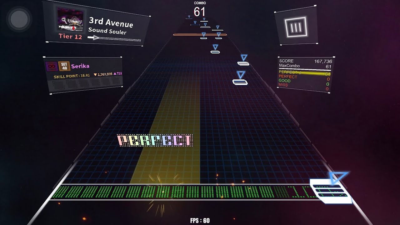 3rd Avenue / Tier 12 / DanceRail3 譜面確認