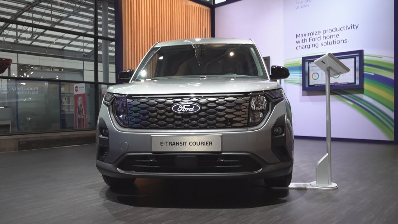 Ford E-Transit Courier Limited Panel Van (2025) Exterior and Interior