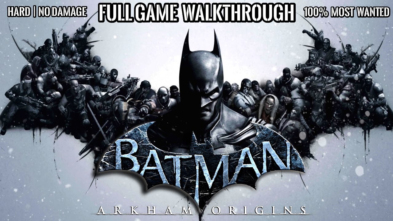 BATMAN ARKHAM ORIGINS | Full Game Walkthrough | Hard | No Damage | 100% (All Most Wanted) | 4K 60FPS