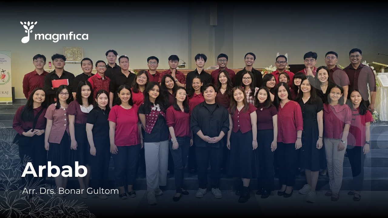 ARBAB - Jiwaku Ingin Bernyanyi ciptaan Bonar Gultom - Magnifica Choir versi Indonesia SATB 4 suara