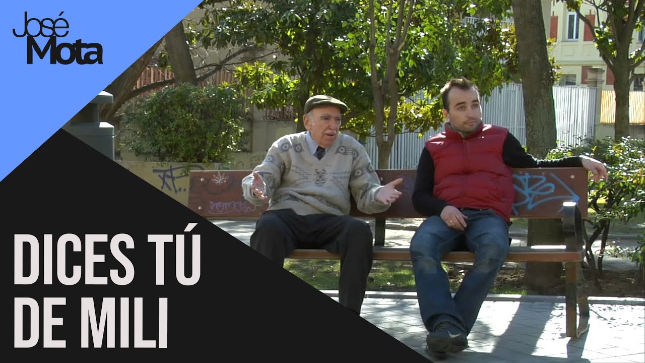 Dices tú de mili. En un parque l José Mota