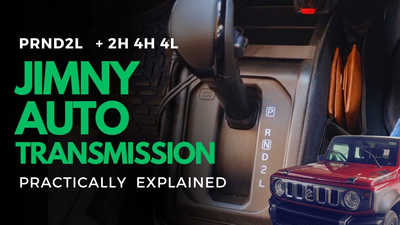 Jimny Automatic Transmission Practically Explained with Overdrive mode | How to use 4X4 - 4H and 4L