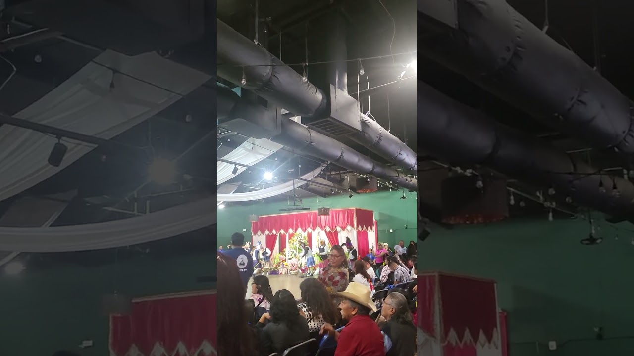 La danza de la conquista en la fiesta se San Juan Tabaa.