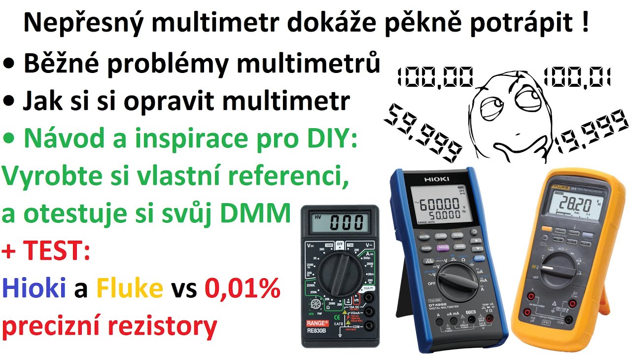 Můžete věřit svému multimetru?