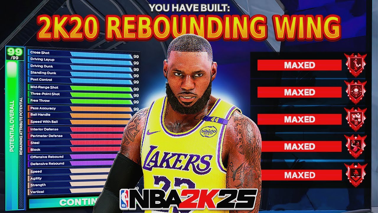 Я ВОССОЗДАЛ ПОДБОРНОЕ КРЫЛО 2K20 В NBA 2K25 С КОНТАКТНЫМИ ДАНКАМИ!