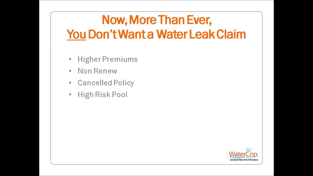 Leak Protection Systems WaterCop System