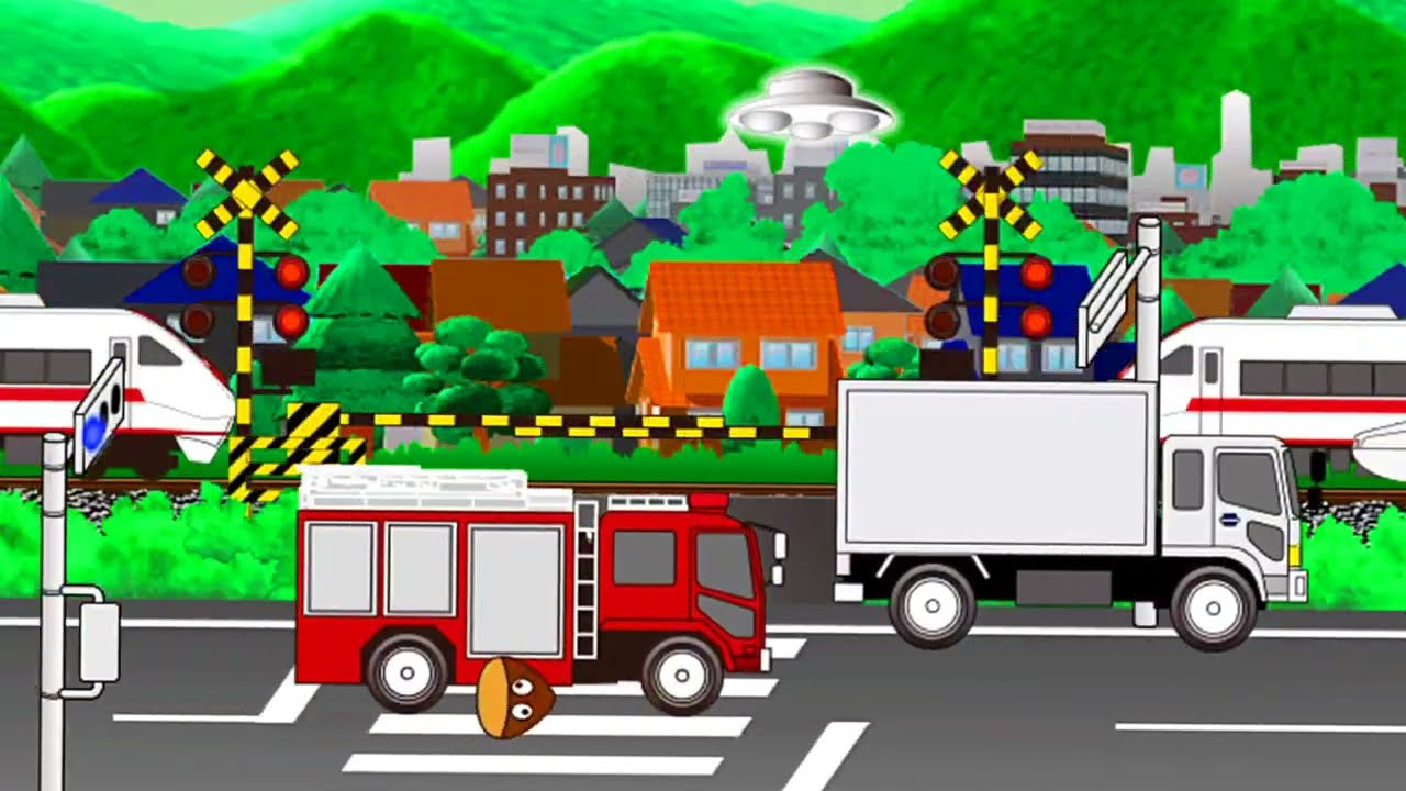 2D TRAIN RAILROAD CROSSING SIMULATOR 