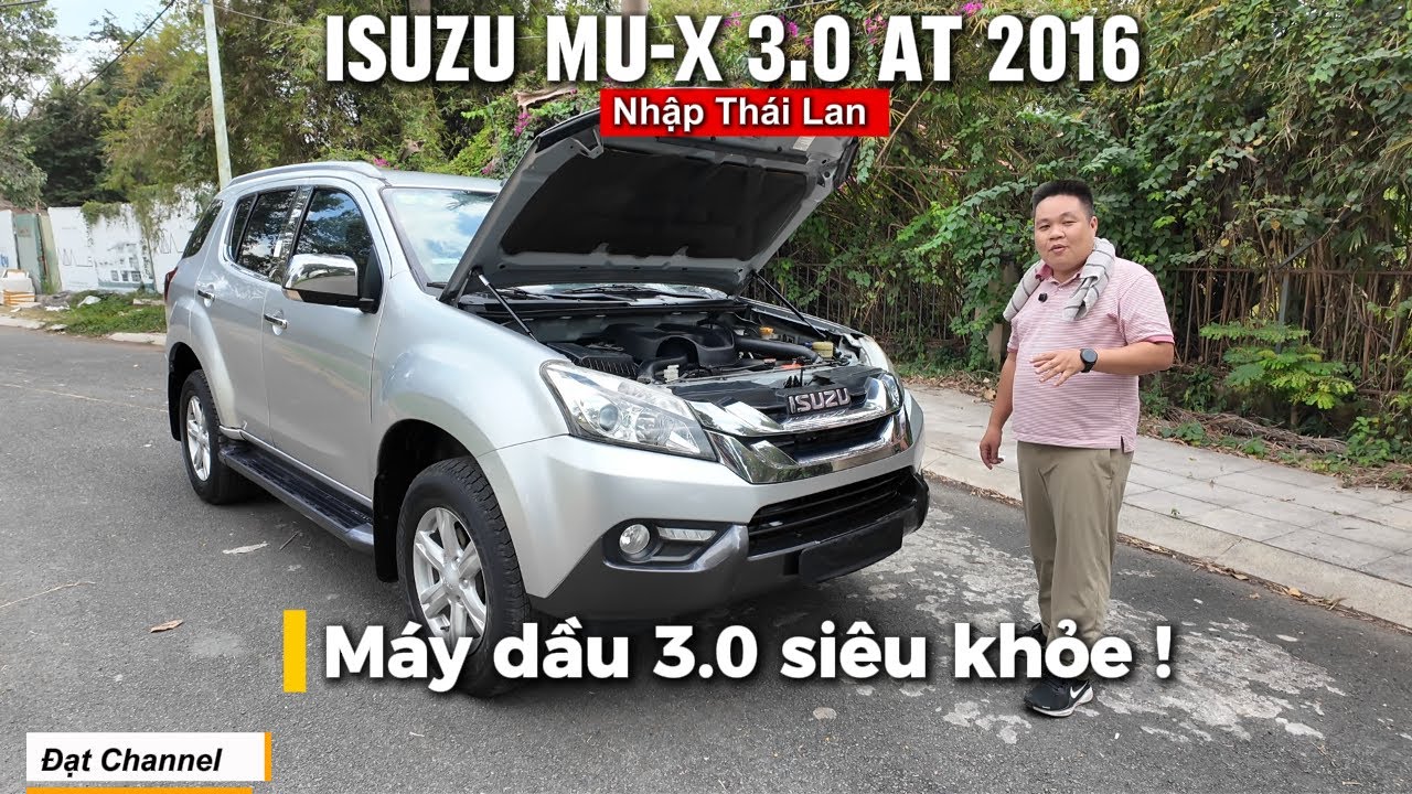 Hàng hiếm ISUZU MU-X 3.0 AT 2016 máy dầu số tự động | 4xx thôi ạ  #datchannel| 0901 22 66 69
