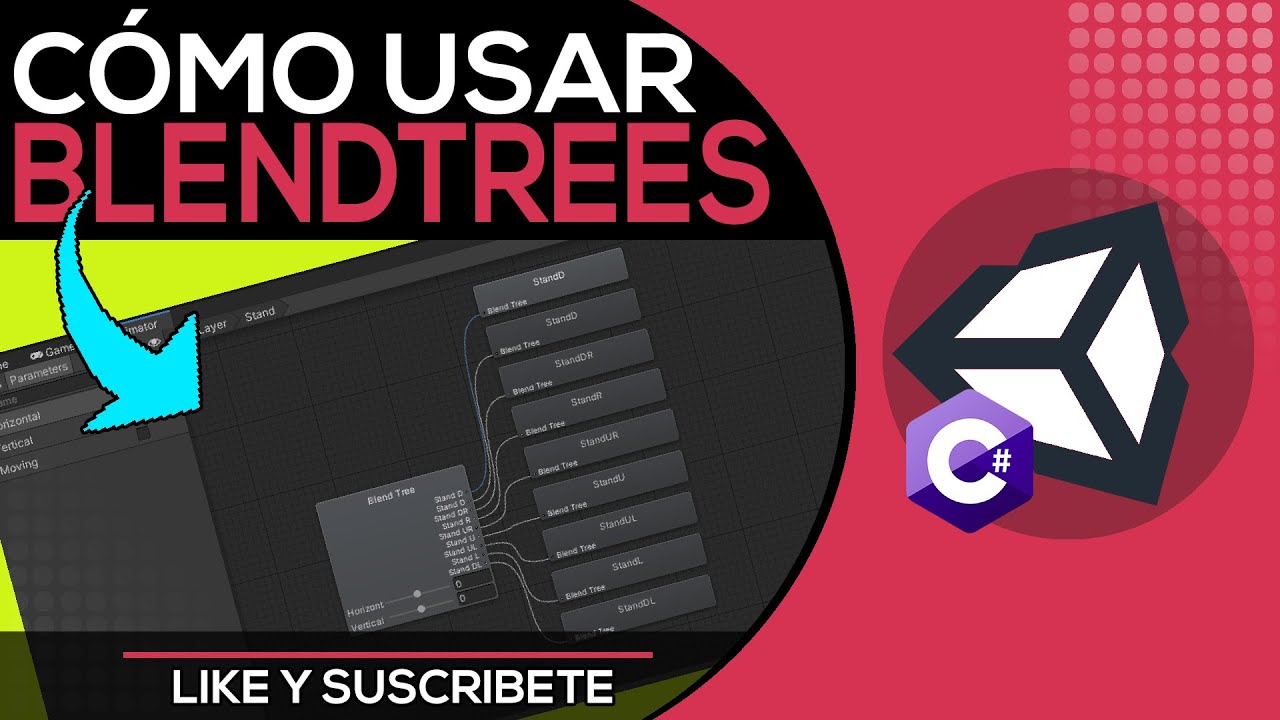 Usando BLEND TREES Para Controlar Múltiples ANIMACIONES - Tutorial Unity Español