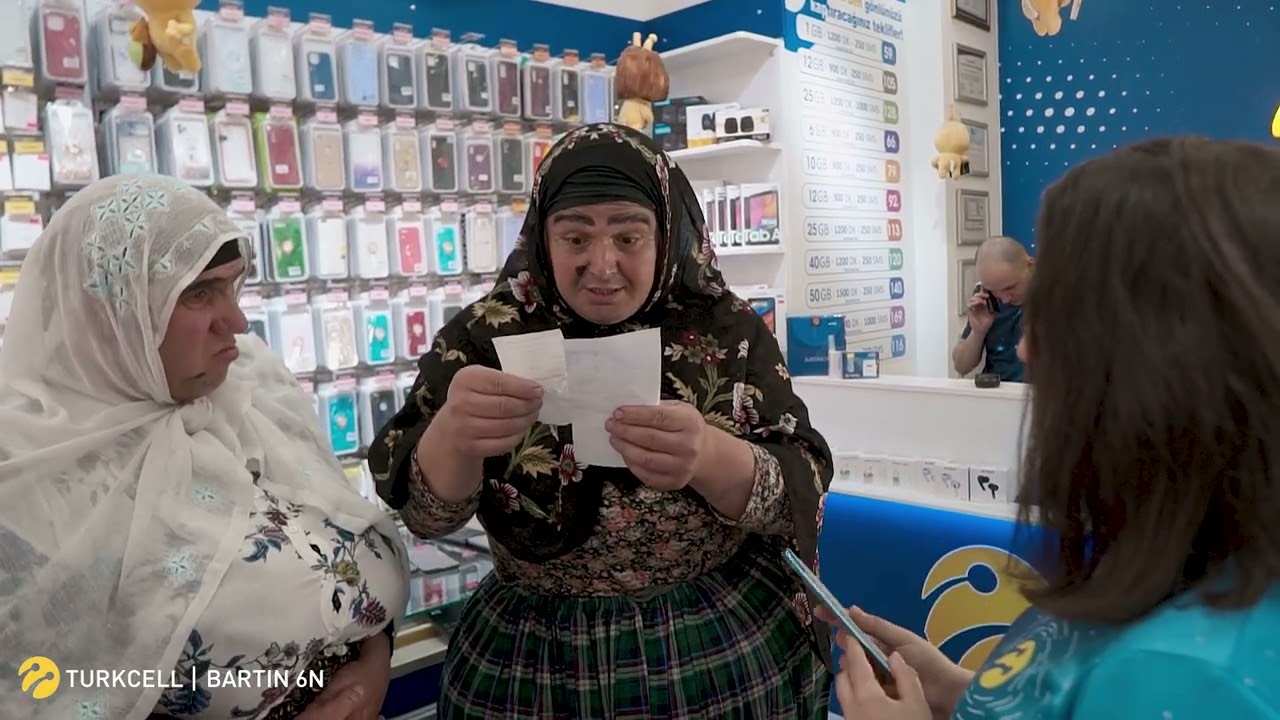 Neh Neh teyze ve Sabriye Turkcell Bartın 6N de