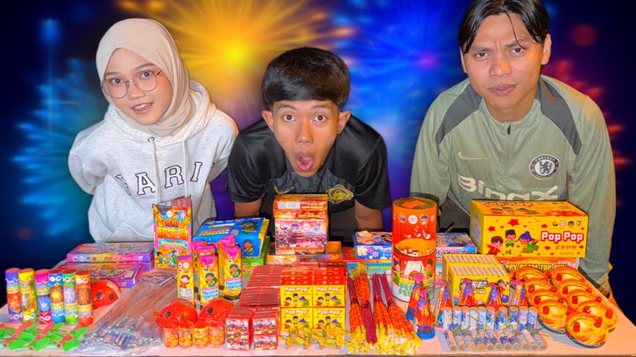 ABANG BORONG SEMUA MERCON RAYA MINI KECIL