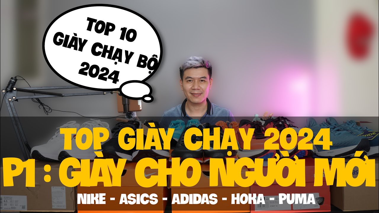 Top những đôi giày chạy bộ tốt nhất 2024 | Phần 1: Dành cho người mới
