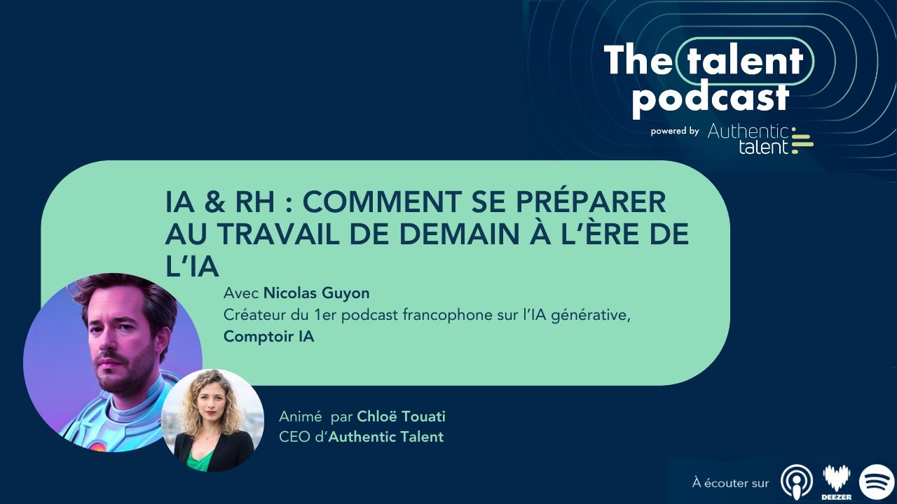 IA & RH : Comment se préparer au travail de demain à l’ère de l’IA - Nicolas Guyon