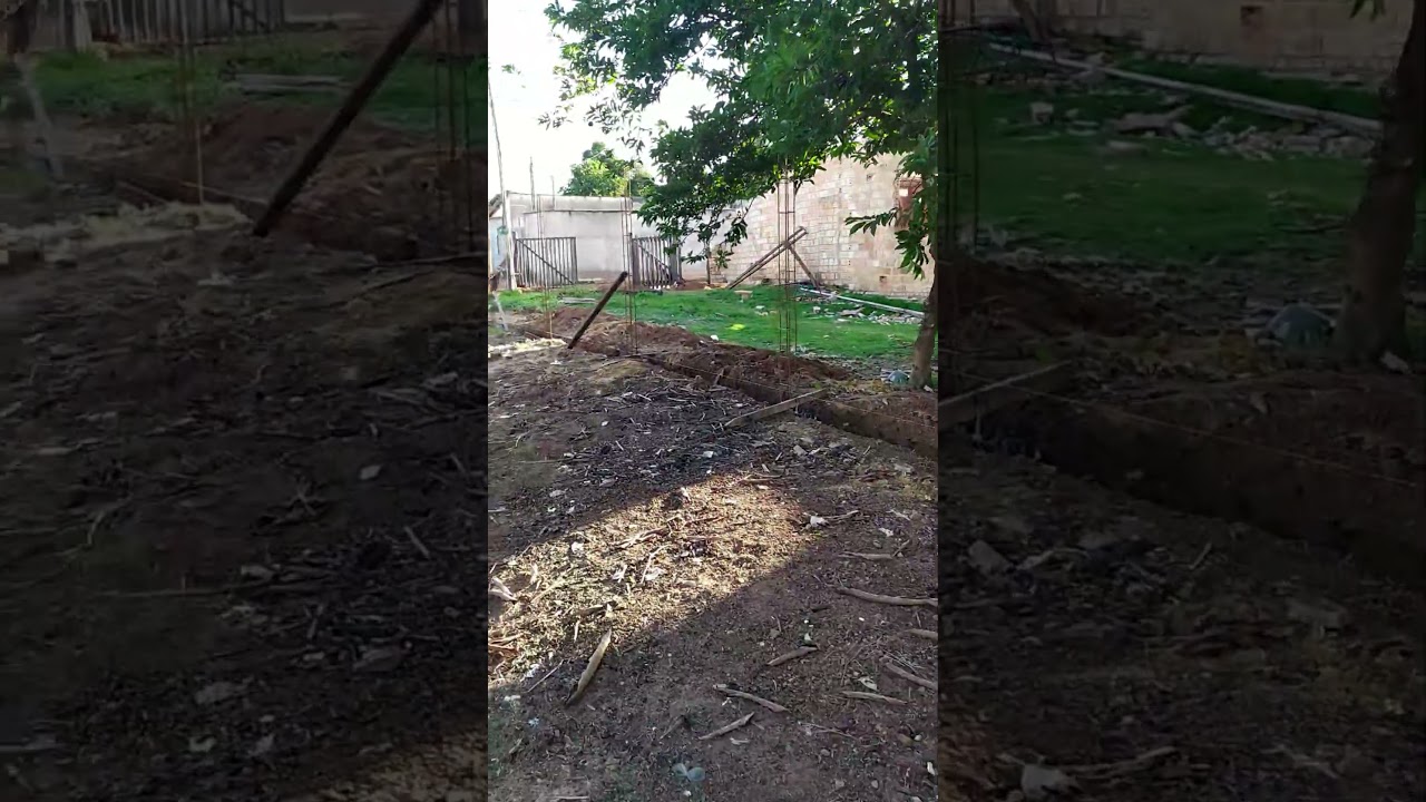 fazendo muro 🧱 pegado #arquitetura #auvenaria #ferragem