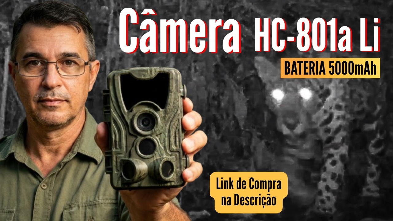 ✅Câmera de Trilha HC-801a Li a Melhor Custo Benefício Link na Descrição e 1º Comentário