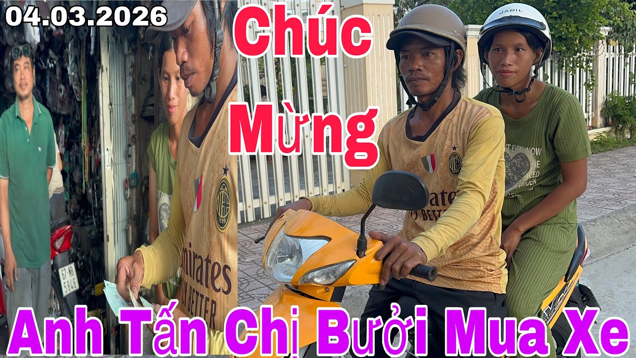 Chúc Mừng Vợ Chồng Tấn Bưởi Mua Được Chiếc Xe #yeucuocsong #giadinh #thinhhanh #mientay 