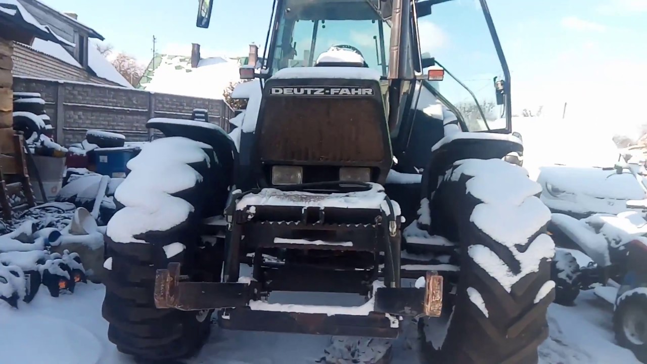 Deutz Fahr agrostar 6.61 Cold Start -9 24.02.2018