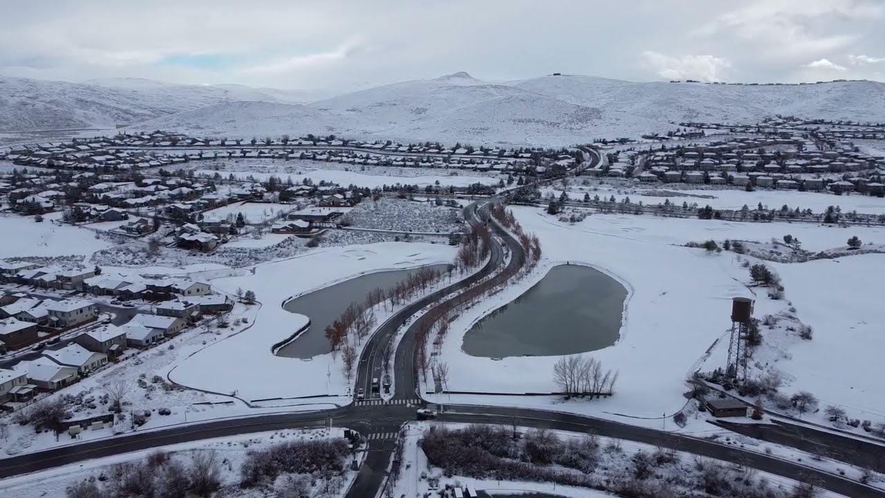 Snow day flight @ Red Hawk Golf & Resort