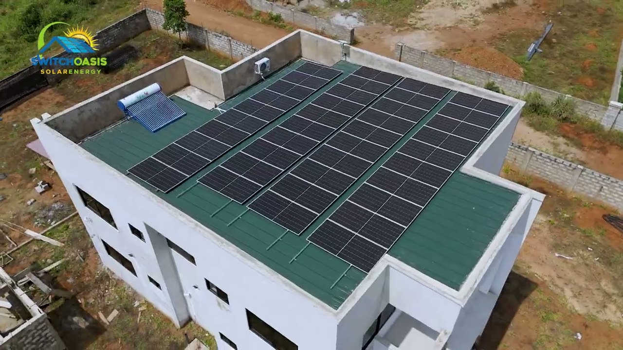 🌞 AERIAL VIEW 40x 630W Bifacial Panels TRANSFORMING Ghananians! 25kW Off-Grid Power Beast Live 🔥