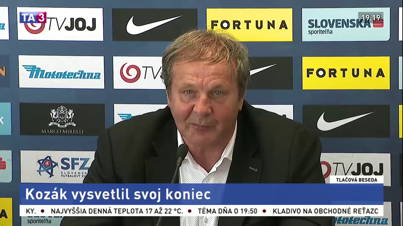 Ján Kozák vysvetlil prečo rezignoval z postu trénera reprezentácie