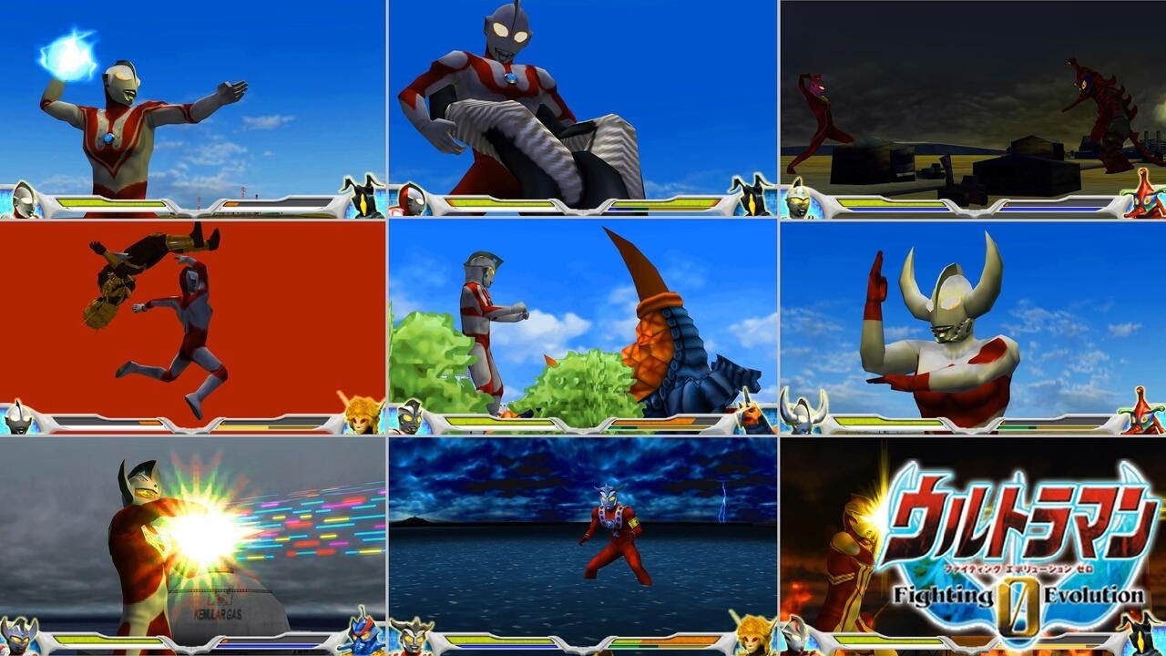 【FE0】ウルトラマン Fighting Evolution 0 全特殊技集【必殺技】
