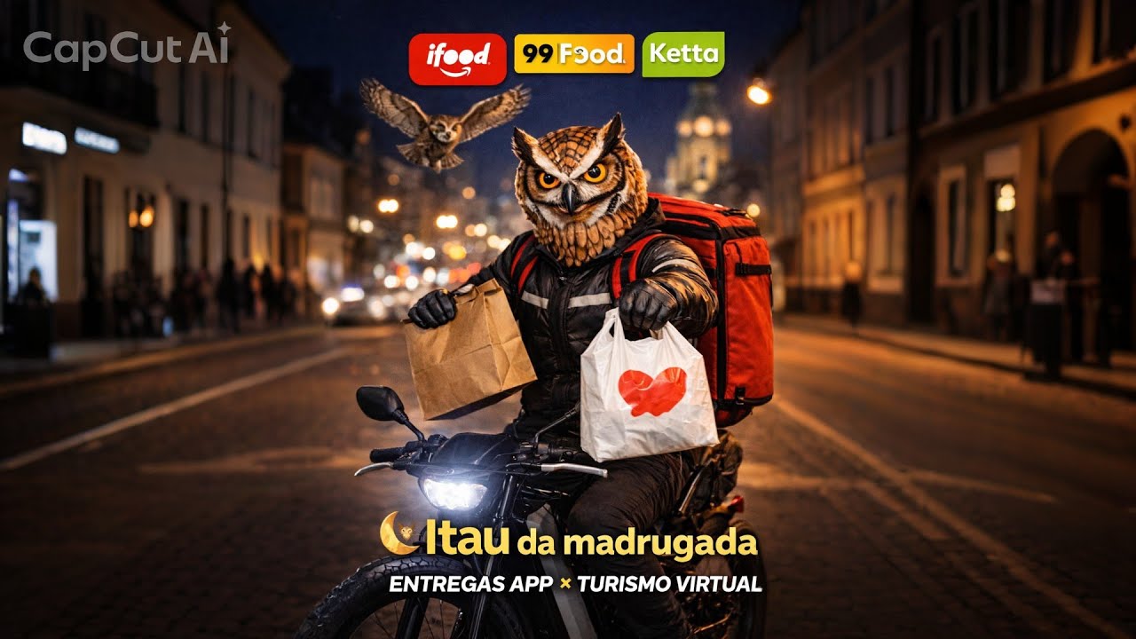 Itau da madrugada | Ao vivo IRL 🌙🦉 | Entregas e turismo virtual